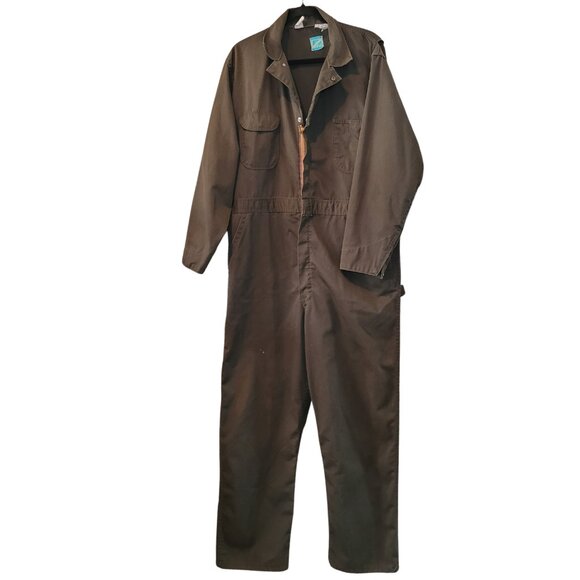 Vintage Carhartt Style Utility Coveralls Made in USA Men's XL - Picture 7 of 13